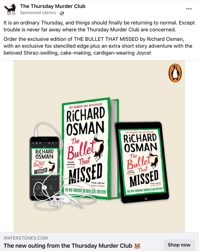 The Bullet that Missed by Richard Osman