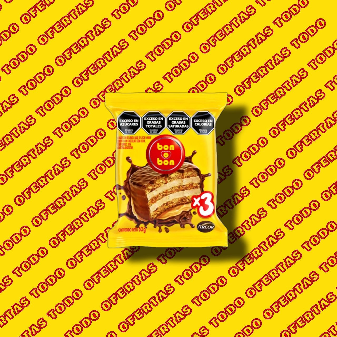 Bon O bon Triple Alfajor 60g