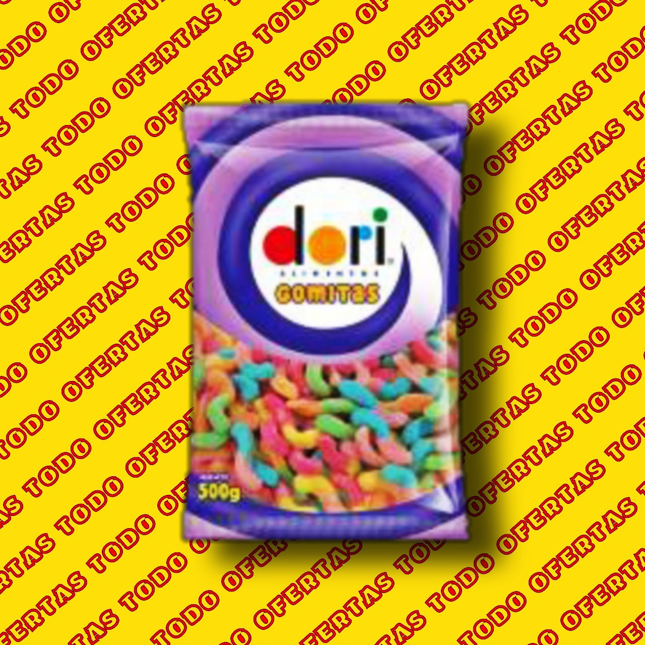 Dori Gomitas gusanitos ácidos 500g