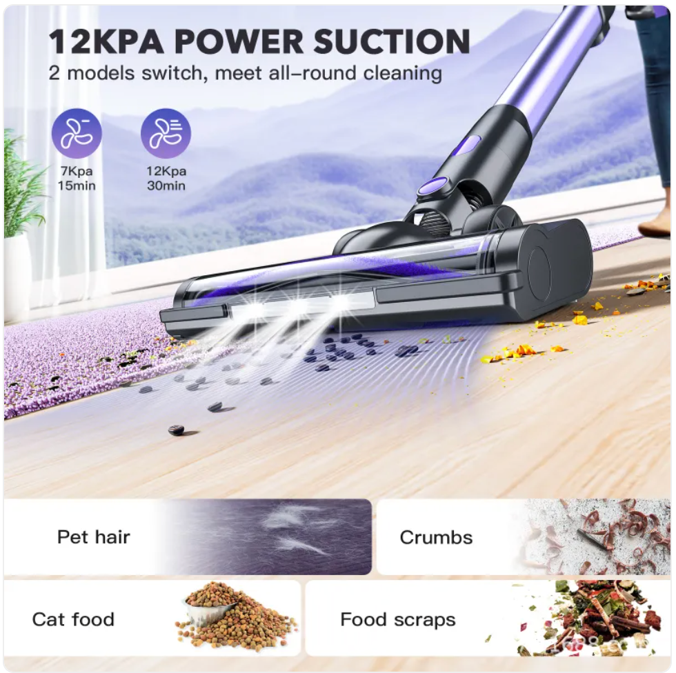 Thumbnail: Portable Telescopic Vacuum Cleaner for Household Cleaning