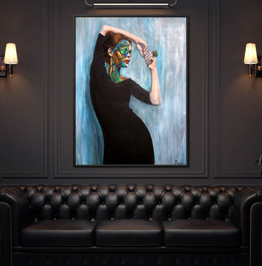 "The Effects - The butterfly" is on the wall
