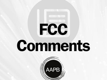[News] AAPB Submits Comments to FCC on RDOF Amnesty