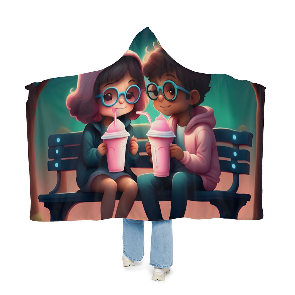 Thumbnail: Cozy Couples Snuggle Blanket | Love & Friendship Design