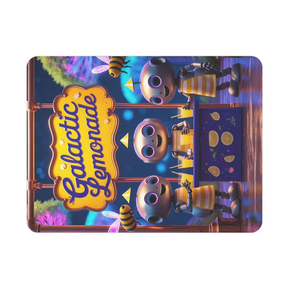 Thumbnail: Galactic Lemonade Toddler Blanket - Fun & Colorful Kids Throw for Playtime 