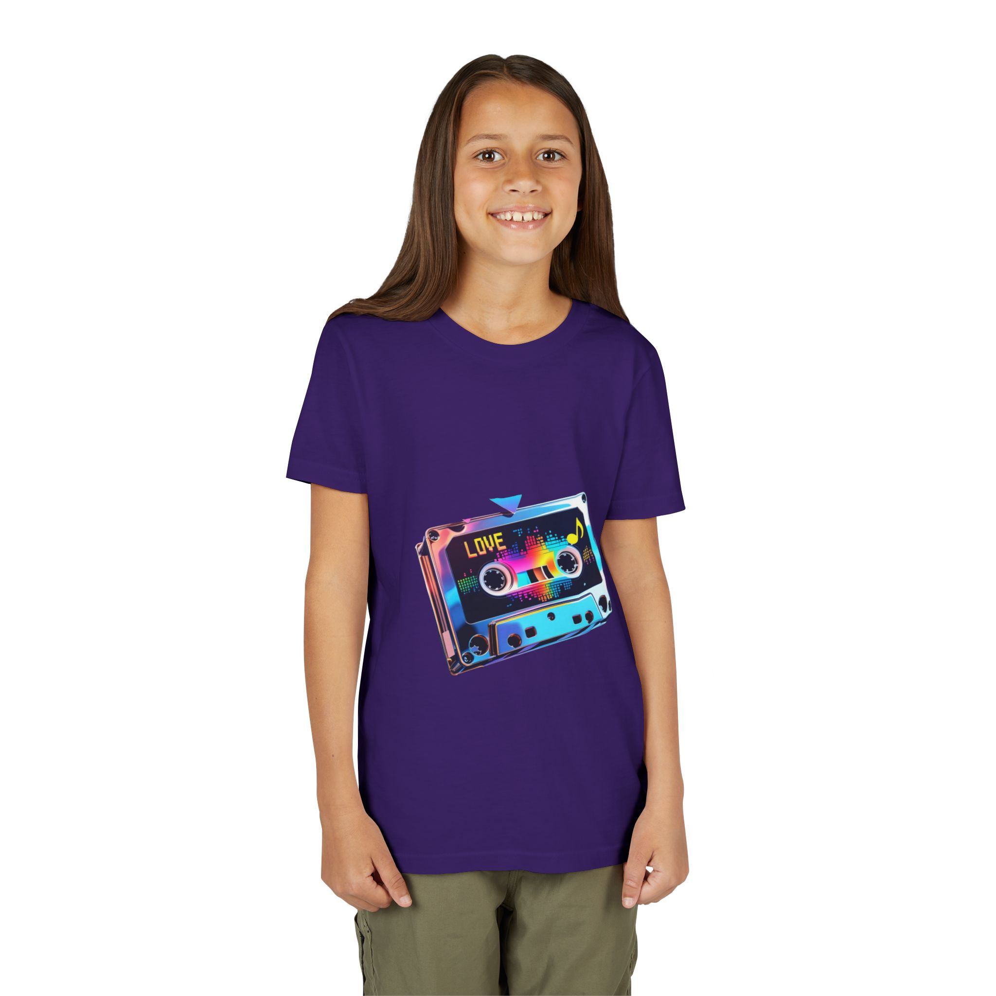 Retro Youth Tee, Cute Kids T-Shirt, Vintage Audio Shirt, Gift for Music Lovers