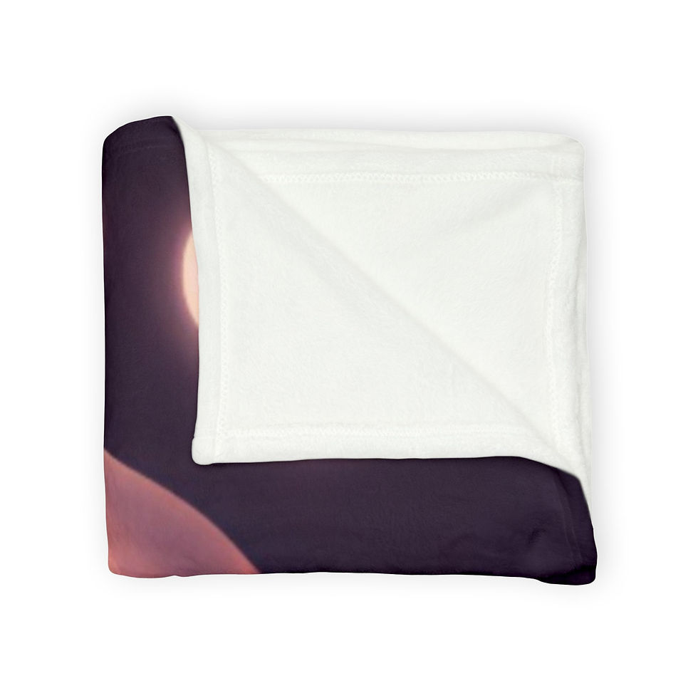 Thumbnail: Cuddly Cat Love Soft Polyester Blanket - Warm Snuggles for Cat Lovers