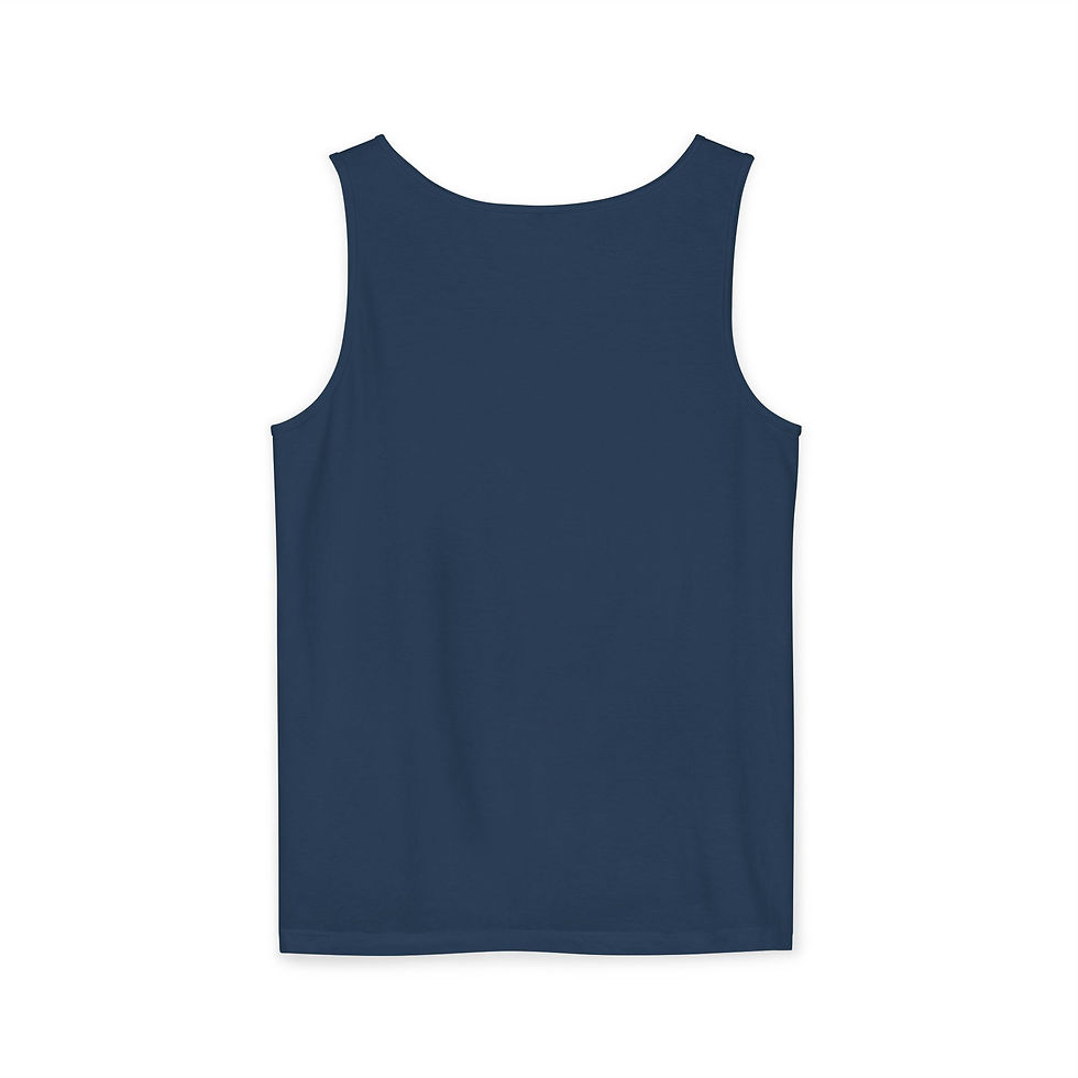 Thumbnail: DesignerVerse UnisexGarment -Dyed Tank Top -Casual GraphicTee for Creative Minds