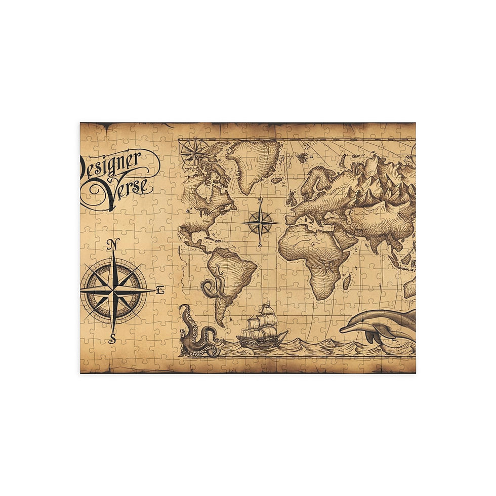 Thumbnail: Adventure Awaits, 96, 252, 500, 1000-Piece Jigsaw, Gift for Travelers