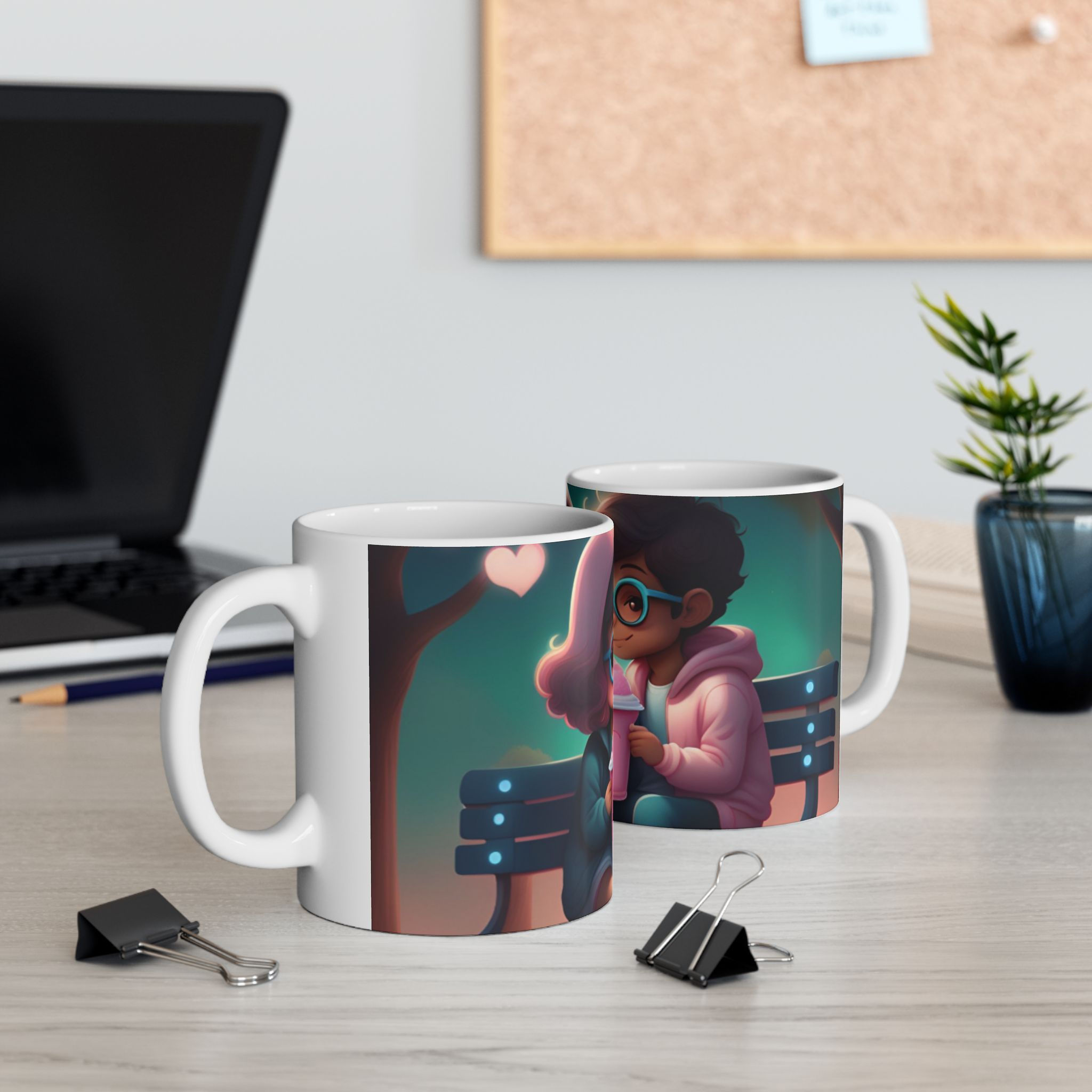 Cute Couple Ceramic Mug - Perfect for Coffee Lovers and Gifts
