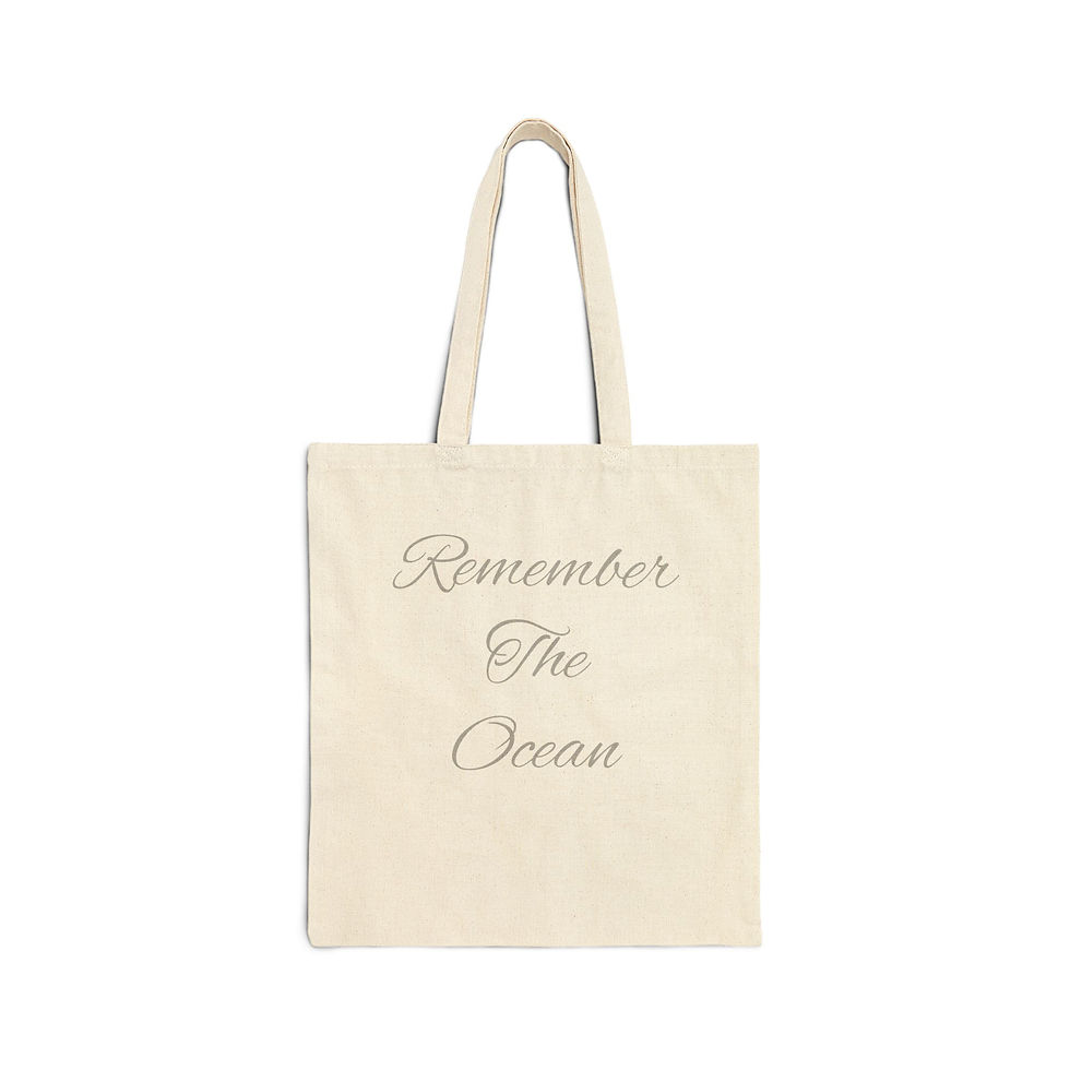 Thumbnail: Cotton Canvas Tote Bag