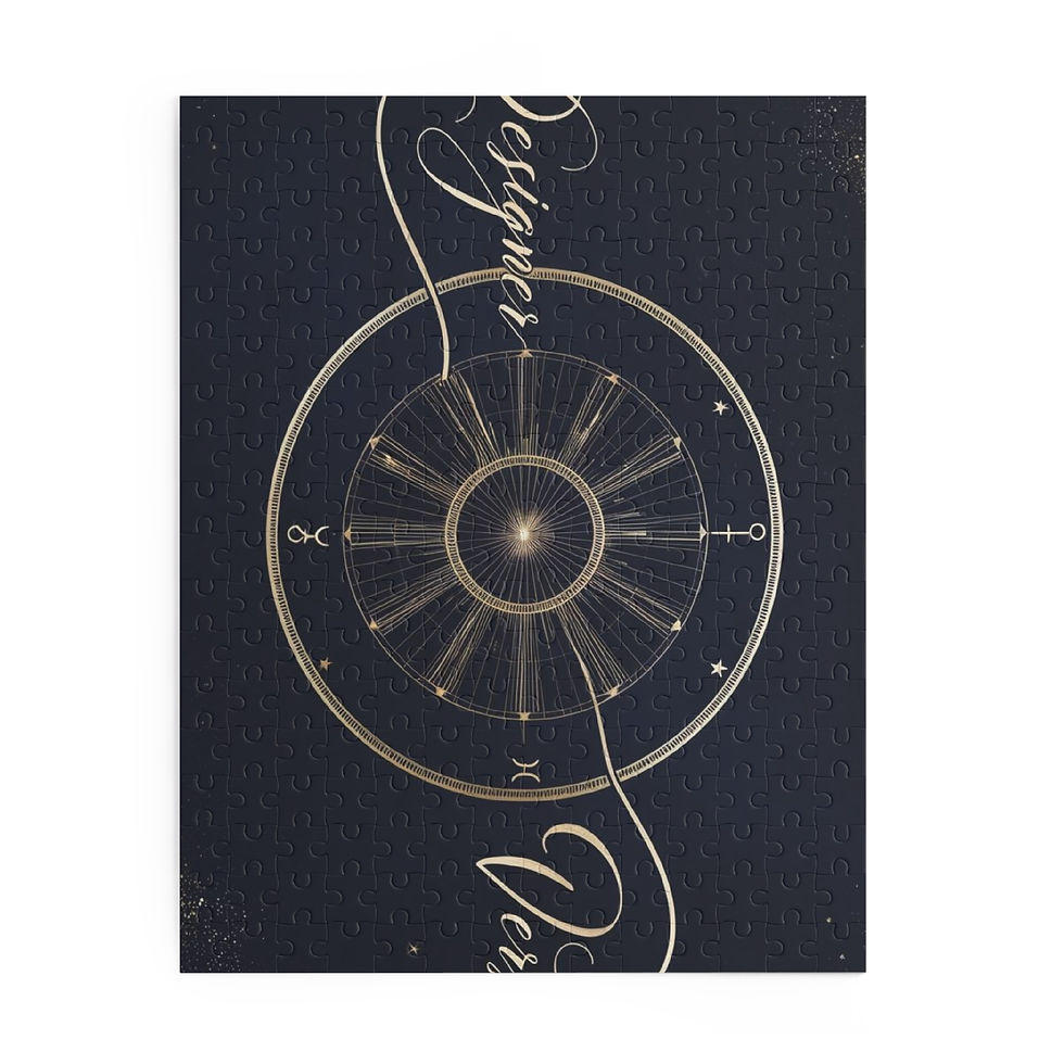 Thumbnail: Elegant Designer Puzzle:Perfect Gift for Art Lovers, Home Decor, Game Night