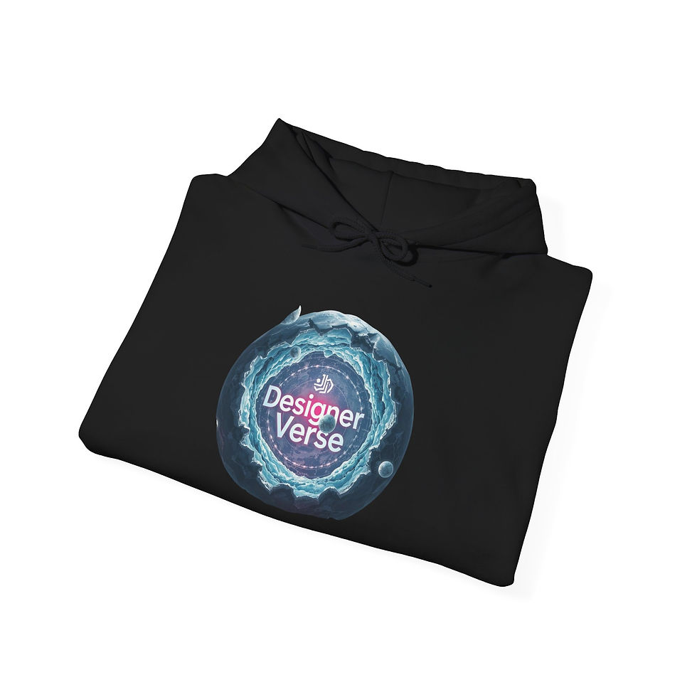 Thumbnail: Designer Verse Unisex Heavy Blend™ Hooded Sweatshirt - Cozy, Stylish, Perfect 