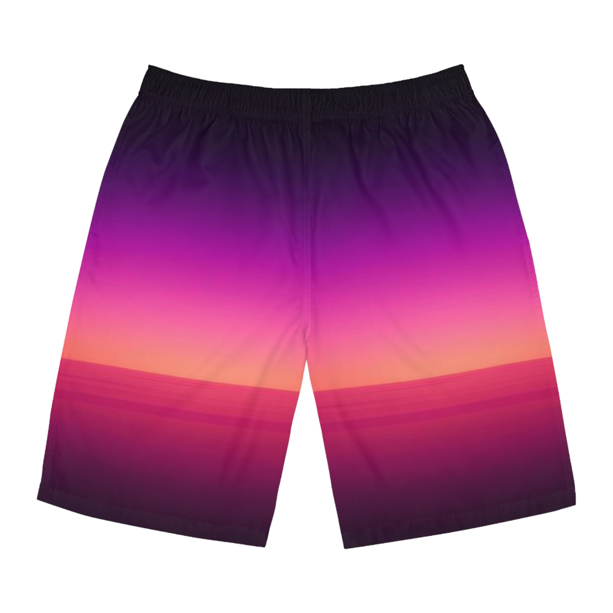 Men's Gradient Beach Shorts, Summer Swimwear,Beachwear, Perfect for Vacation
