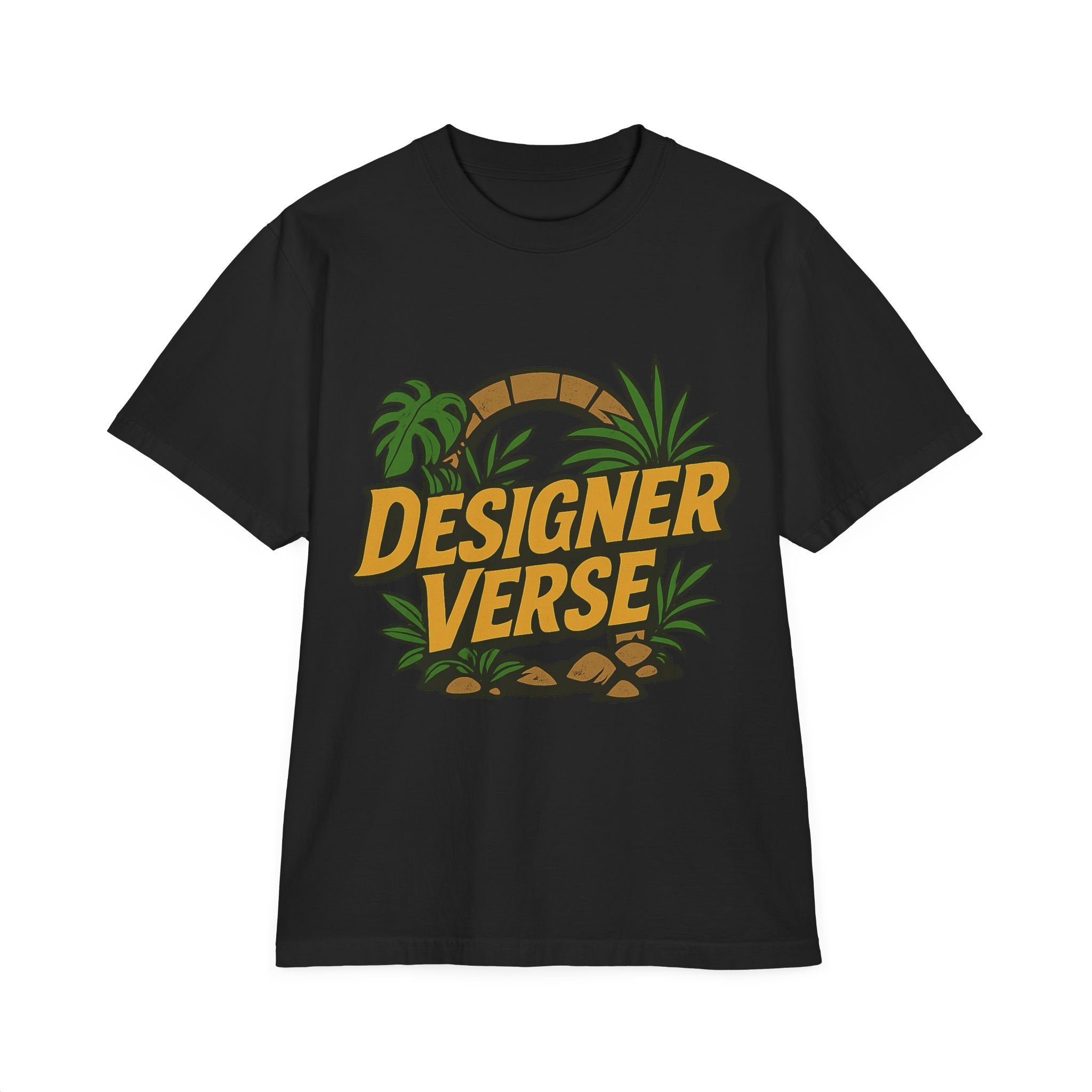 Designer Verse Unisex Drop-Shoulder T-Shirt - Tropical Vibe Graphic Tee
