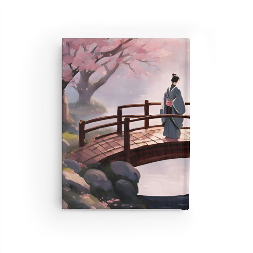 Thumbnail: Japanese Cherry Blossom Journal - Elegant Designs for Meditation and Reflection
