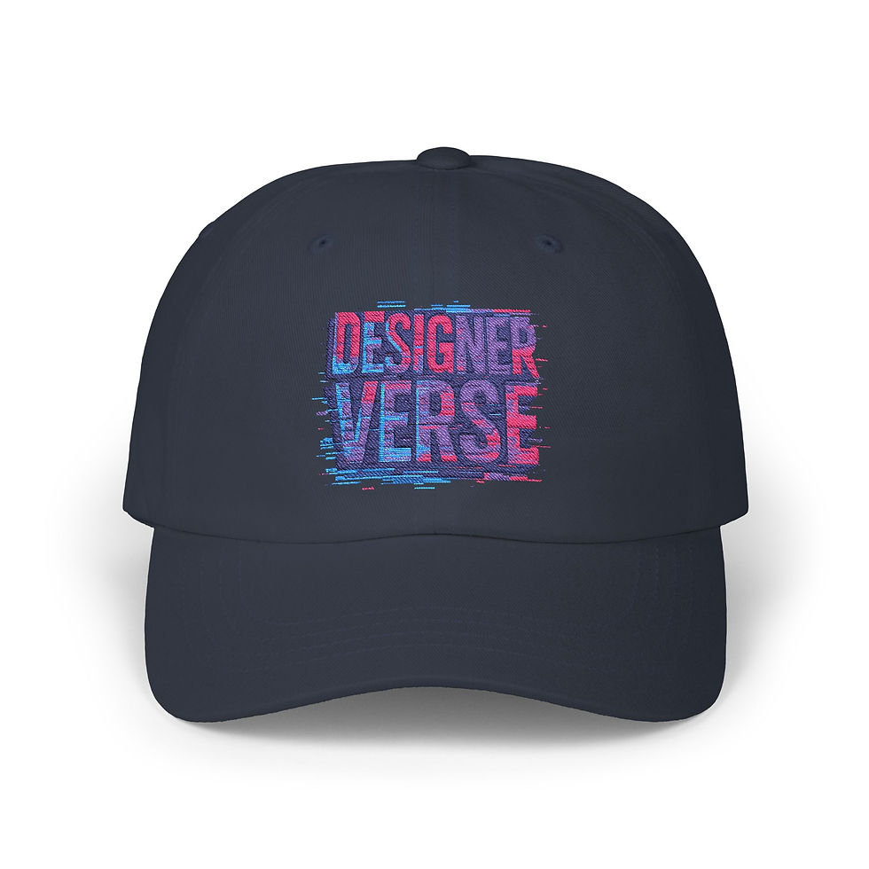 Thumbnail: Classic Dad Cap with Designer Verse | Casual Cotton Cap, Gift for Dads