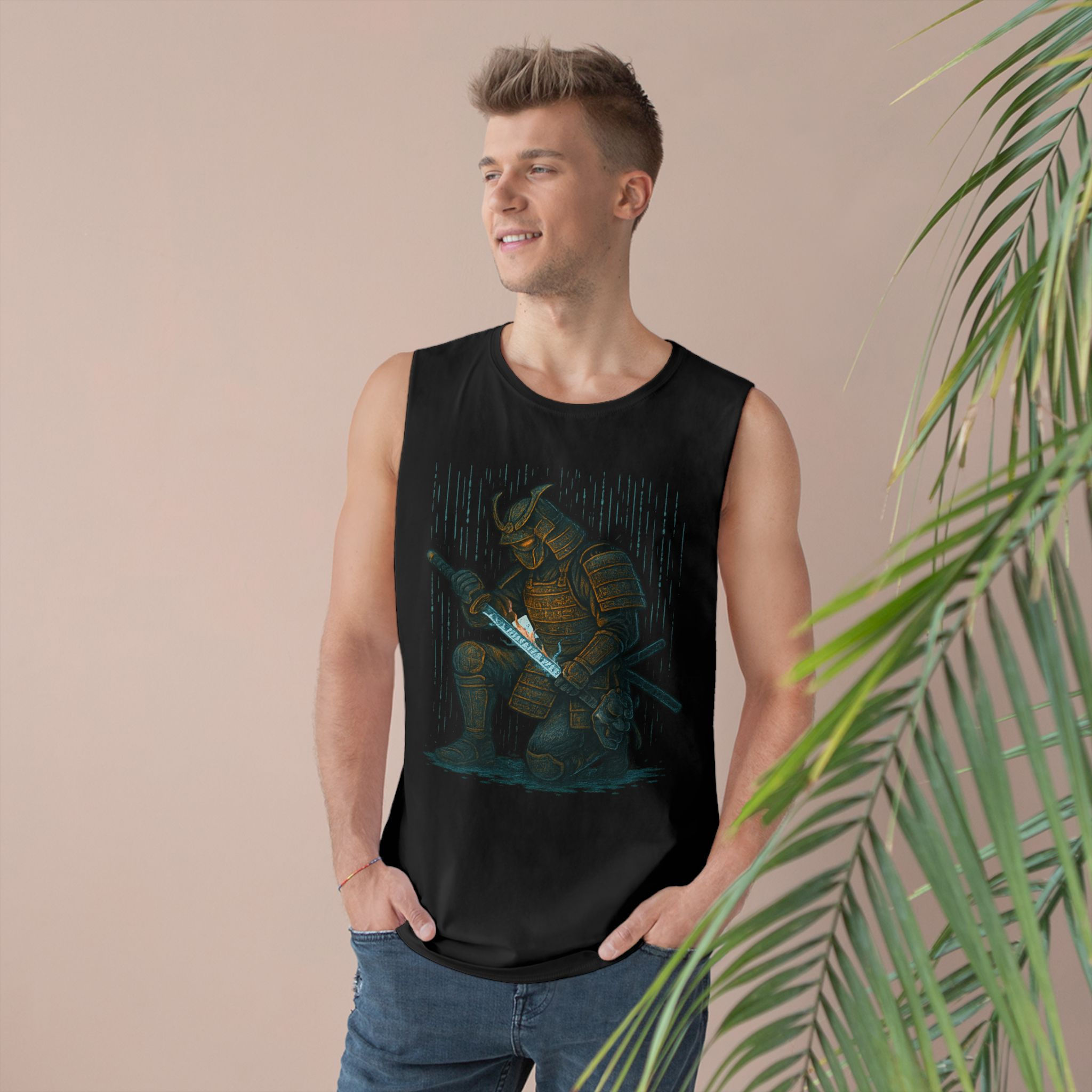Samurai Warrior Unisex Tank - Perfect for Summer & Anime Fans