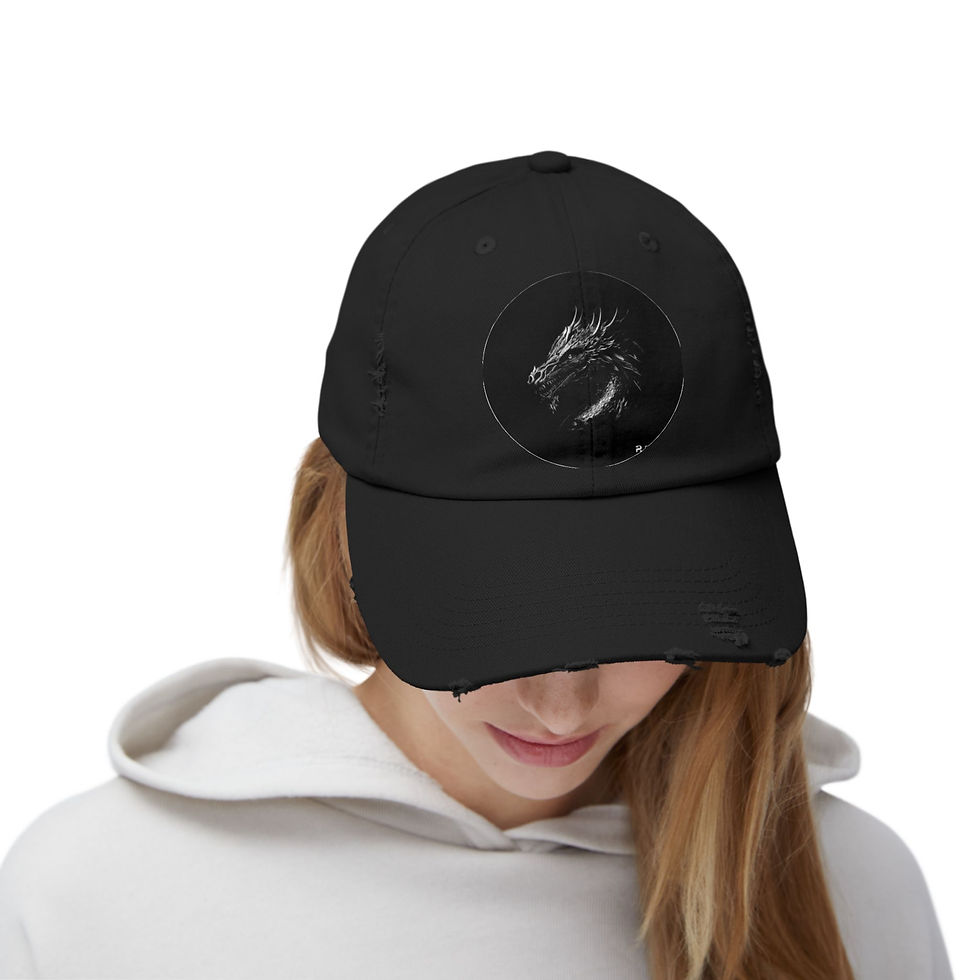 Thumbnail: Unisex Distressed Cap