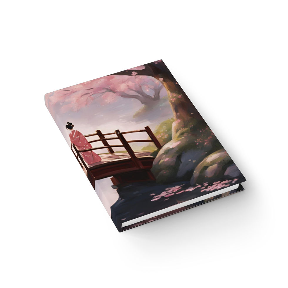 Thumbnail: Japanese Cherry Blossom Journal - Elegant Designs for Meditation and Reflection