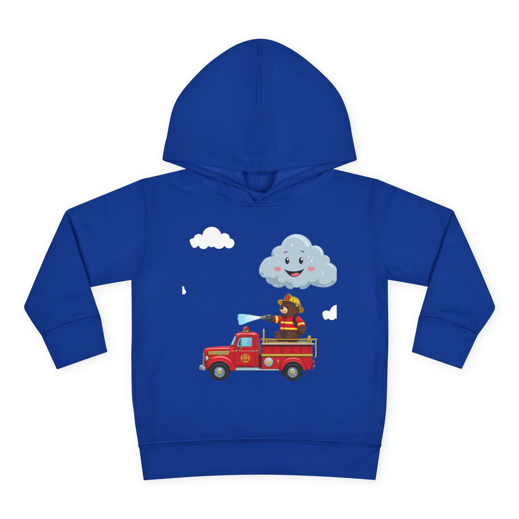 Firefighter Toddler Hoodie, Pullover, Adventurous Hoodie for young Heroes
