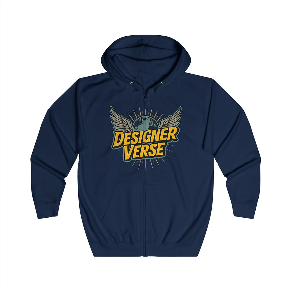 Thumbnail: Unisex Full Zip Hoodie