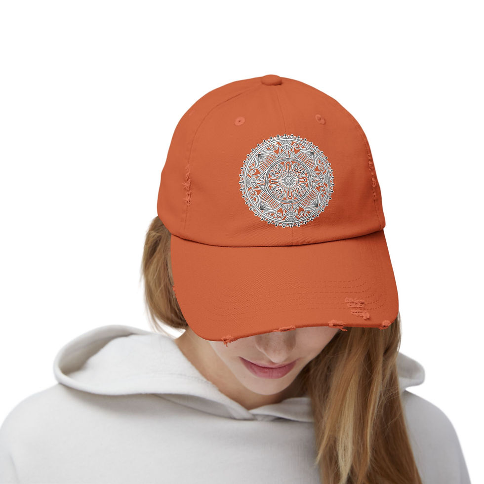 Thumbnail: Unisex Distressed Cap