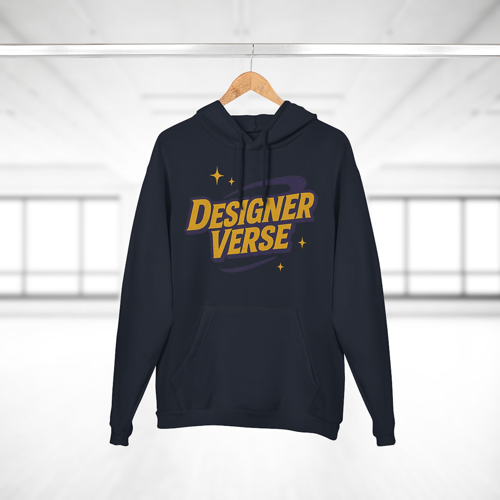 Thumbnail: DesignerVerse Unisex Pullover Hoodie - Cozy & Stylish Graphic Sweater