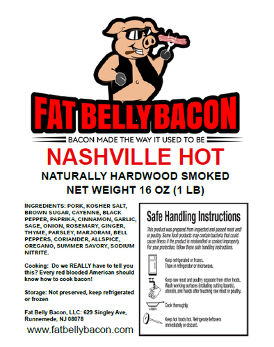 Nashville Hot Ends & Pieces Fat Belly Bacon