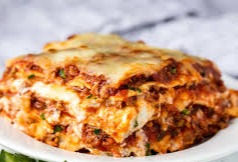 Lasagna - catered food by Waltham & Framingham caterer, Cricket Catering.
