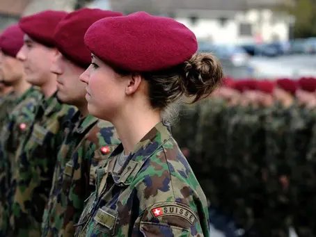 Mighty women in camouflage suits!