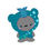 Thumbnail: Cute Aquarius inspired Bear Kiss-Cut Sticker