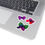 Thumbnail: Purple Bright Butterflies Kiss-Cut Stickers