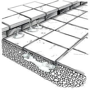 Vettä läpäisevä pihakiveys - vastaus kiristyviin hulevesimääräyksiin