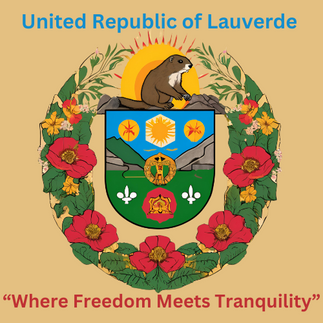 Flag 2 for The United Republic of Lauverde book series by Dallas Weatherill