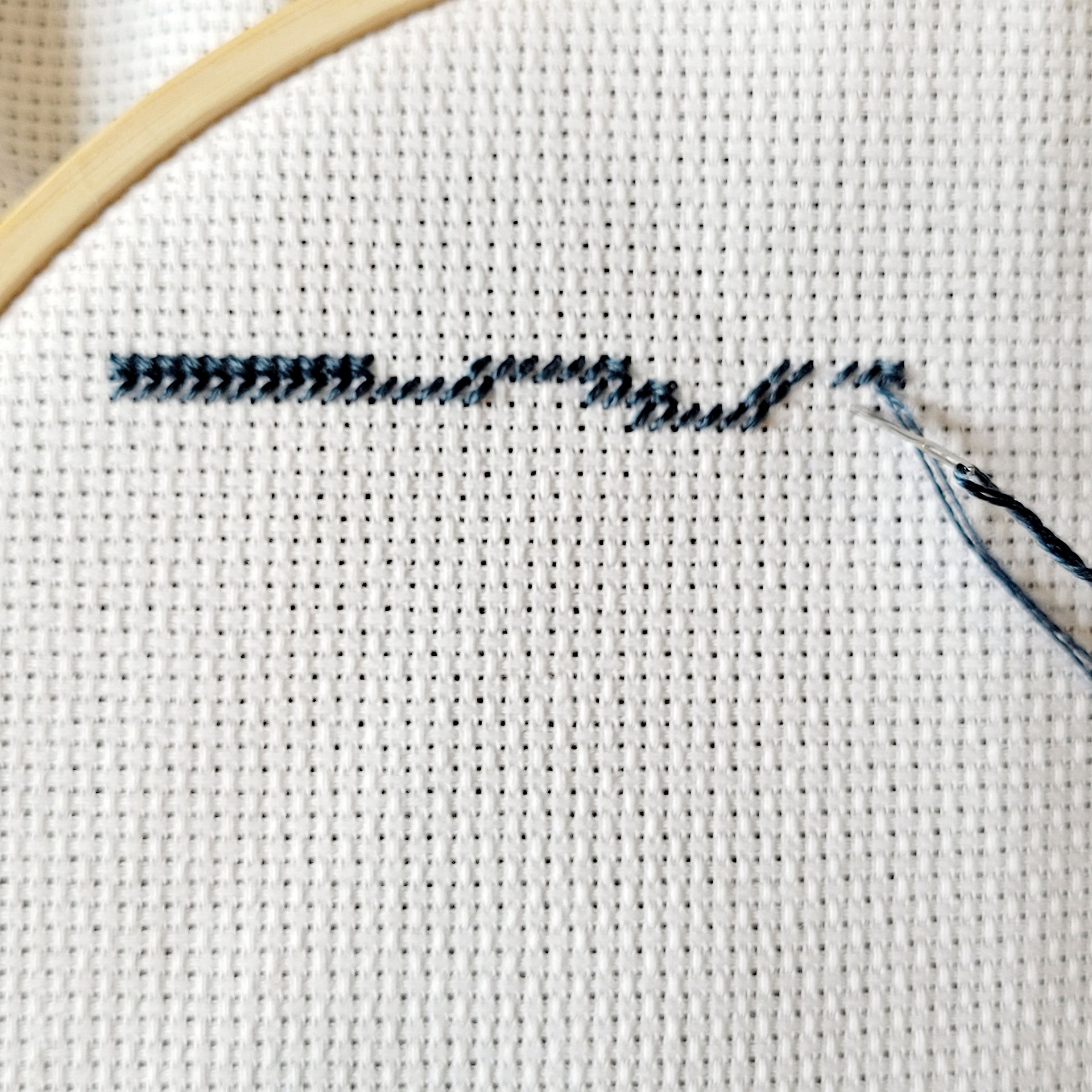 Tidy cross stitch