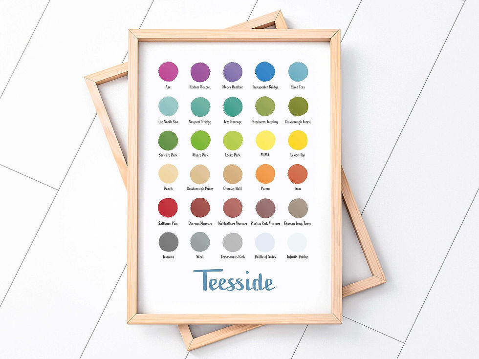 teesside colours are print