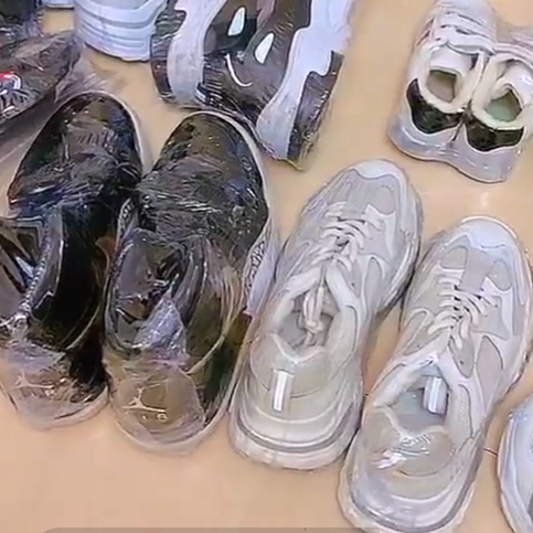 Shoe Heat Shrink Wrap Transparent Plastic Protective Film for Footwear Storage