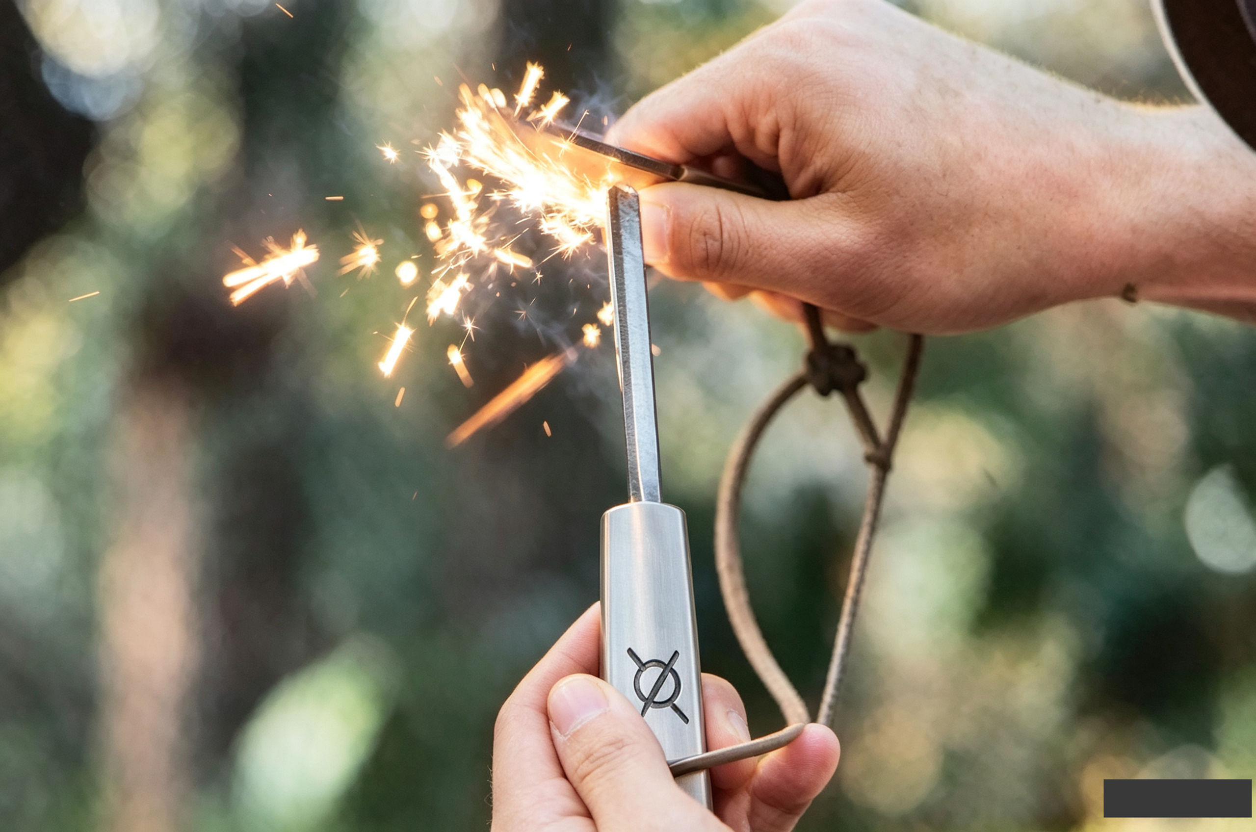 Fire Steel Rod, Essential Outdoor Camping Fire Starter for Emergency Ignition