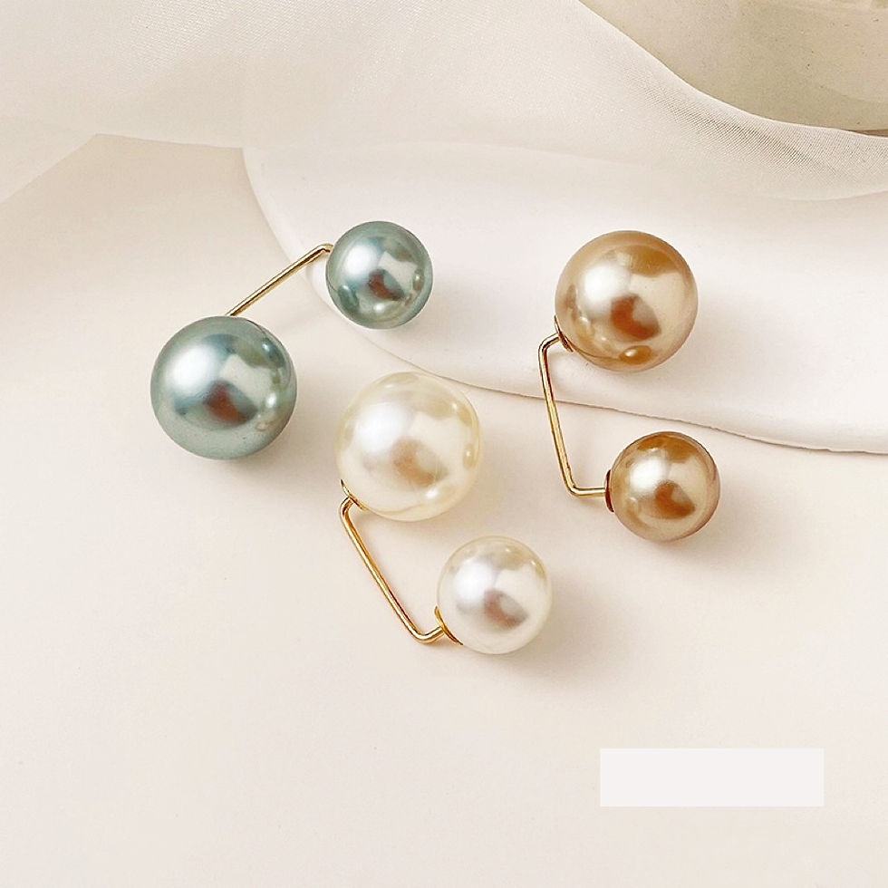 Pearl Safety Pin Brooches For Clothing Adjustment