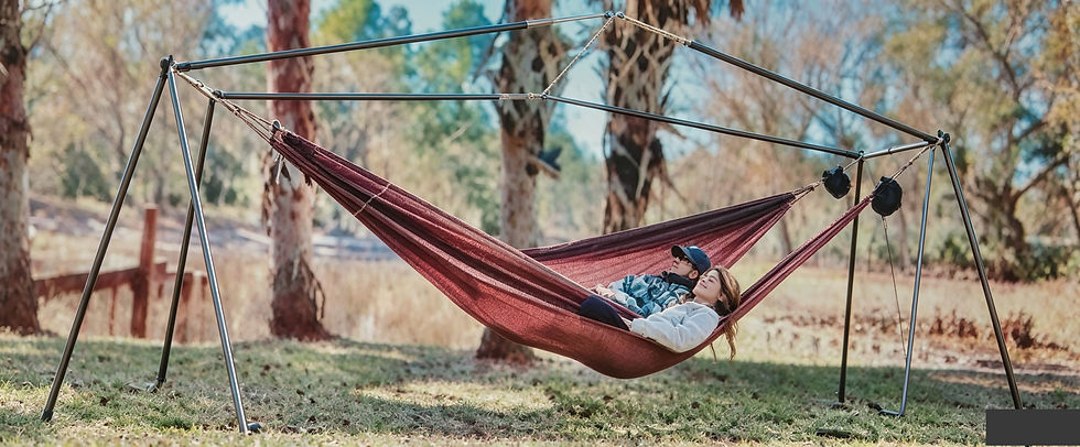 Portable Hammock Stand, Foldable Metal Stand for Outdoor Hammock Setup