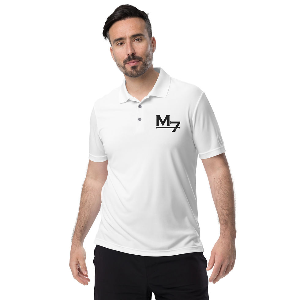 Thumbnail: M7 Logo Adidas Performance Polo Shirt