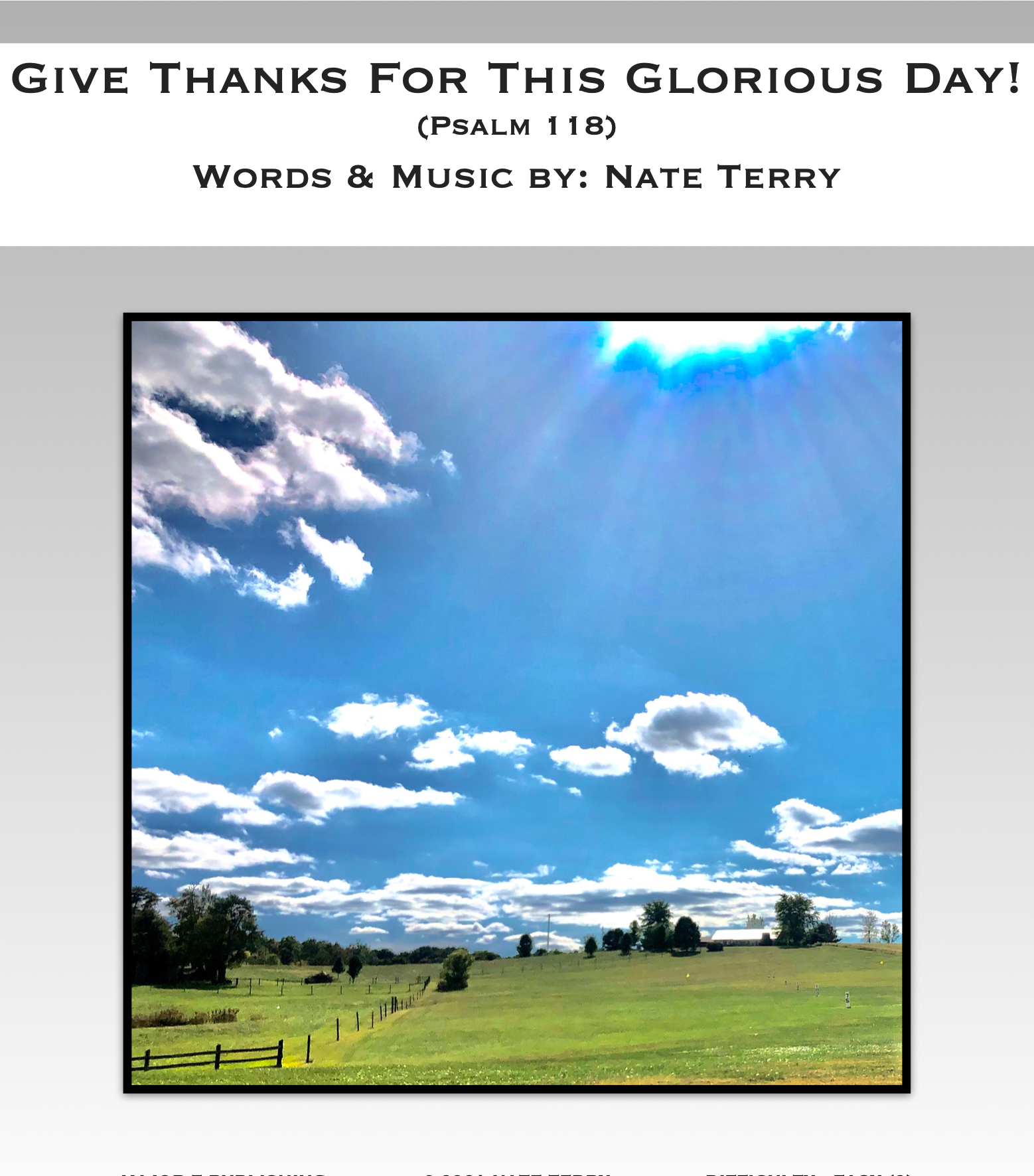 Give Thanks For This Glorious Day! (Brass Parts & Full Score) DIGITAL DOWNLOAD