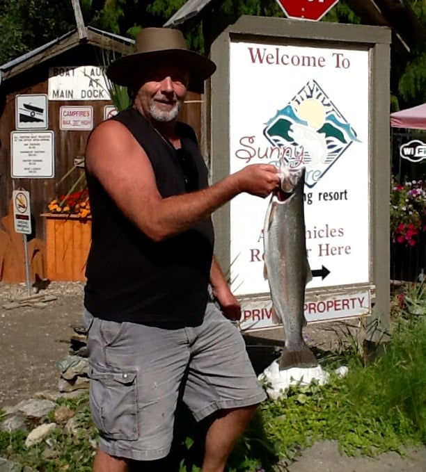 Rob with a nice trout