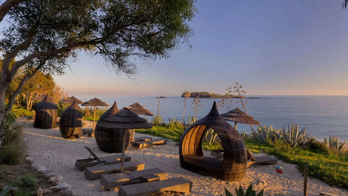 Portugal beach resort Algarve region