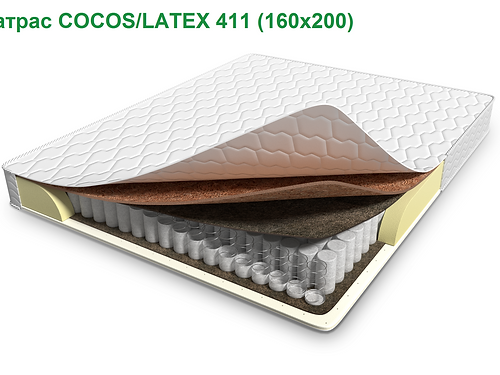 Комплект: Кровать из массива "Карина-6" орех + матрас