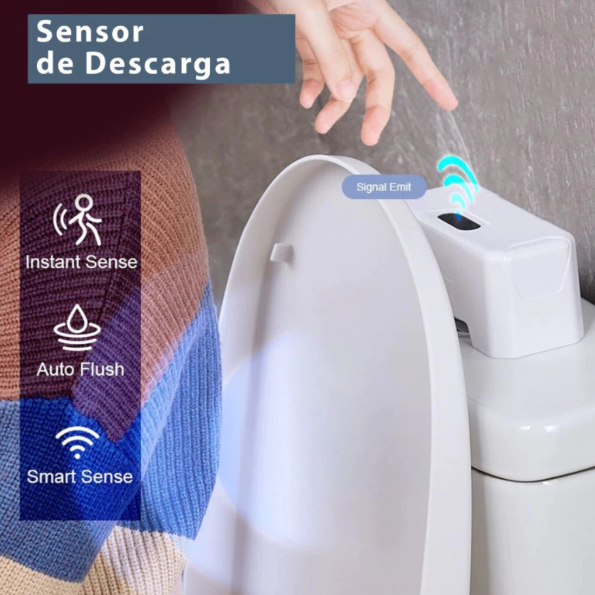 Acionador Inteligente Sensor Vaso Sanitário Automático Recarregável USB