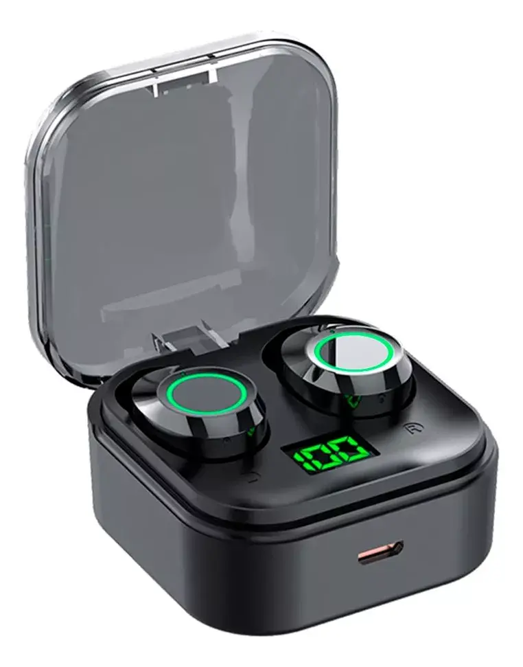 Fone de Ouvido sem Fio Bluetooth 5.3 Wireless HMaston F-913 Cor Preto