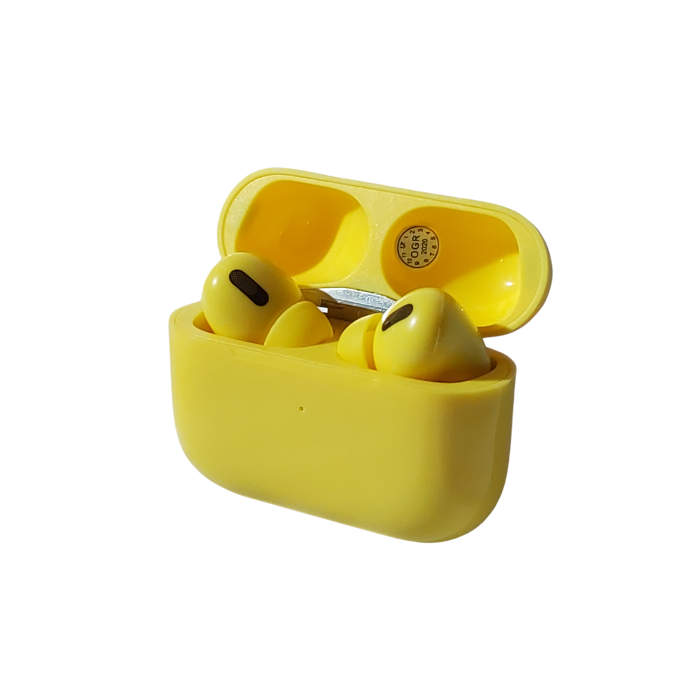 Fone de Ouvido Bluetooth Air Pro 3 Cor: Amarelo