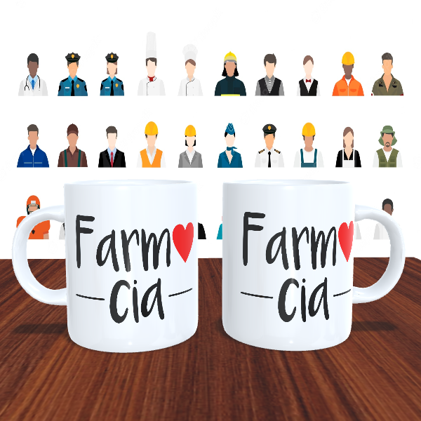 Caneca Personalizada Profissão Farmácia n° 2