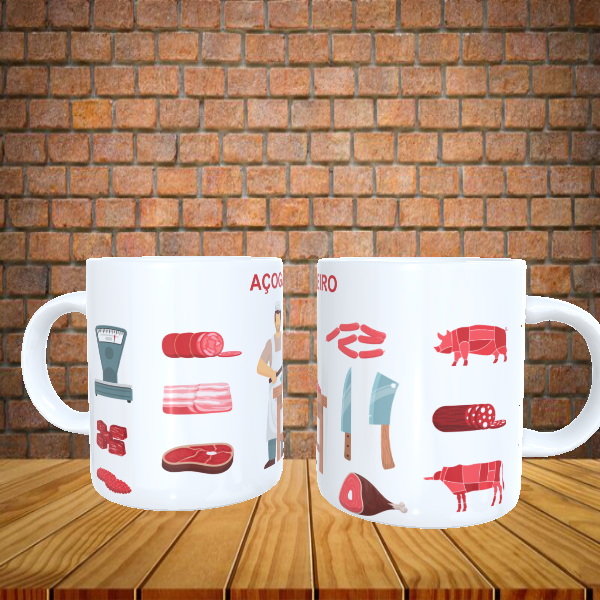 Caneca Personalizada Profissão Açogueiro